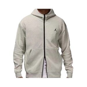 SIZE XXL NEW Jordan Sport Hoop Fleece Men's Dri-FIT Full-Zip Hoodie FV8602 Grey